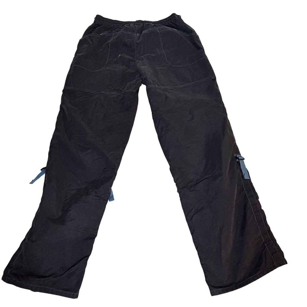 VTG 8 Ball Joe Boxer Cargo Pants Nylon Mesh Lined Knee Straps Mens 90's Y2K Rare - Picture 6 of 11